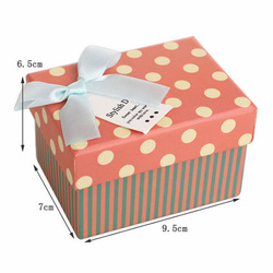 Коробка подгонянная роскошью Handmade подарка бумажная упаковывая, голубой складной бумажный случай драгоценности