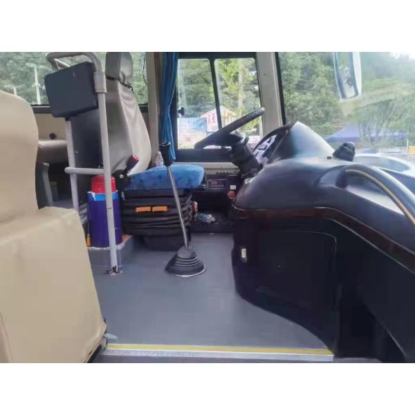 Более высокий автобус в тренере Танзании KLQ6129 Yutong длинном используемом везет 65 автобус на автобусе каботажного судна Тойота плана двигателя 2+3 фронта мест RHD