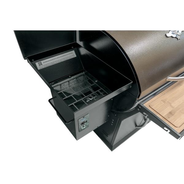 Powder Coated Wood Pellet Barbecue Grills Hopper Smoke Free Easily Assembled