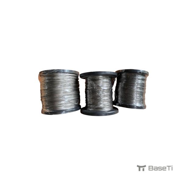 Grade 1 2 5 23 Ti-6Al-4V ELI Aerospace Medical Chemical Titanium Wire In Undersea Tunnel Construction
