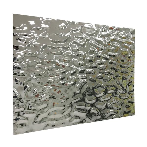 8K 600mm Golden Mirror Stainless Steel Sheet 304 201 SS Coloured
