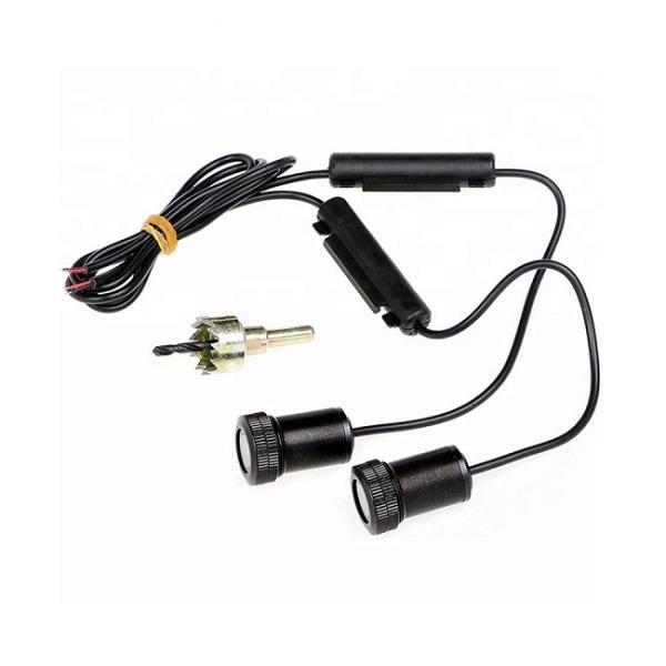 LED 12V 3W Door Projector Lights , 6.2cm Car Door Led Logo Projector Light