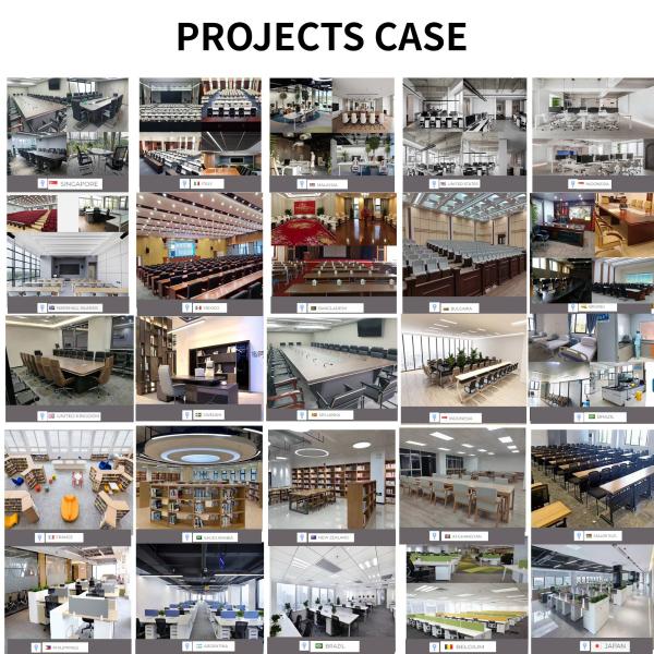 Технология современного дома Административный стол Офисный стул Комбинация для школьных залов