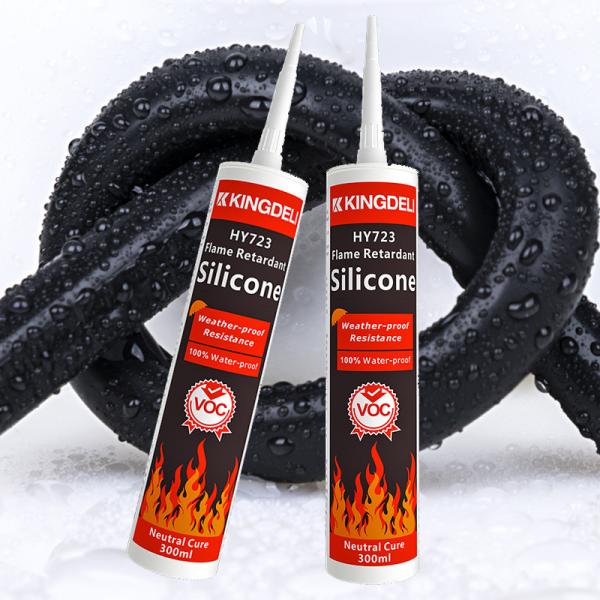 300ml Flame Retardant Glass Neutral Cure Silicone Adhesive For Roof Caulking