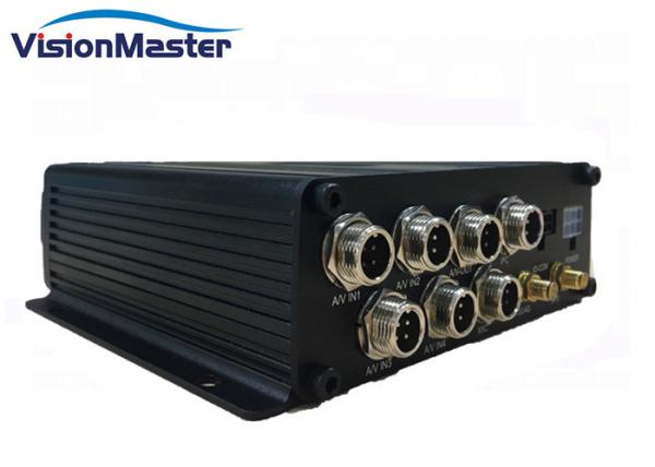 Mobile Dvr SD Card Video Recorder, 4 Channel 6 - 36V Wide Voltage 1  WIFI Antennas