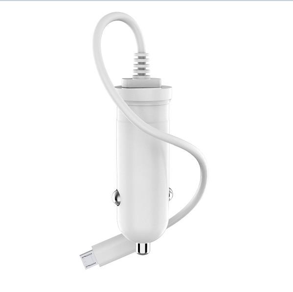 Micro USB A 5V2.4A 12W OEM ODM Single Port Car Charger