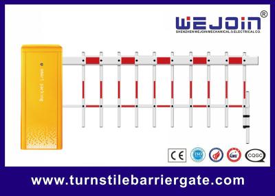 Aluminum Straight Boom Electronic Car Park Barrier Gate DC24V Variable Frequency Barrier