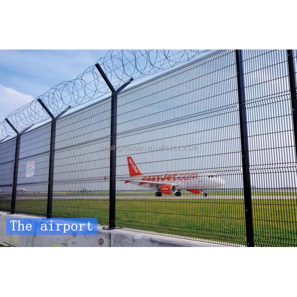 Электрический забор безопасности периметра аэропорта с тепловой обработкой и водонепроницаемой конструкцией