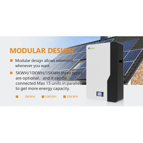 Solar Home PV System 15KWH Lithium Ion Battery Household Energy Storage Battery LiFePO4 300AH Batteries LiFePO4