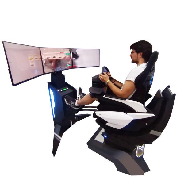 Driving Simulator Arcade Machine 1100W F1 Car Gaming Pedals Arcade Vr Racing Sims