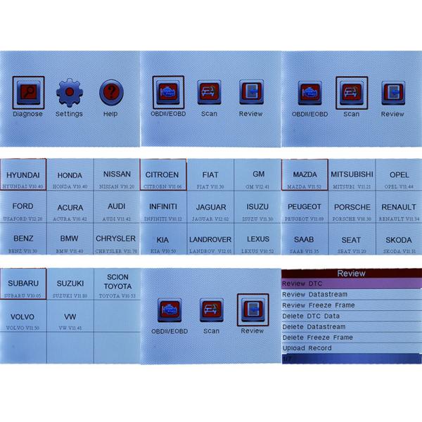 Launch X431 Creader VII+ ( CRP123) Auto Code Reader EOBD OBD2 Scanner Scan Tool Testing Engine/Transmission/ABS/ Airbag
