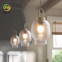 Nordic Simple Luxury Chandelier Light Restaurante Bar Sala Modelo Decoradas luzes de vidro