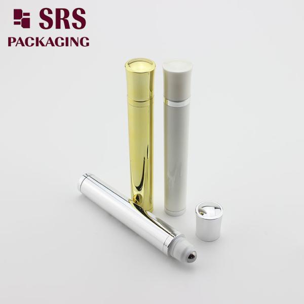 Luxury Vibrating 10ML Roll on Bottle , No Leakage Eye Cream Applicator Cosmetic Bottle