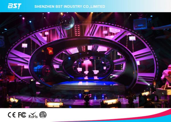 500*1000Mm full color led screen rental or fixed installation die casting aluminum