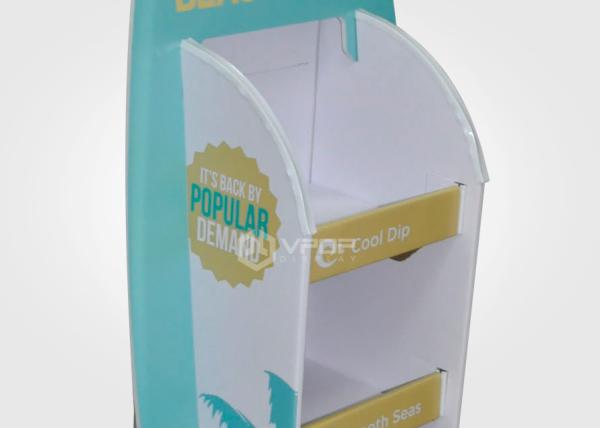 Cosmetic/Facial Cleanser PDQ Tray Display Multi Cells Convenient With UV Coating
