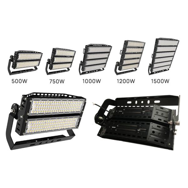 Luzes de estadio LED de bajo mantenimiento 1000W Luzes de pista deportiva LED para parque de patinaje