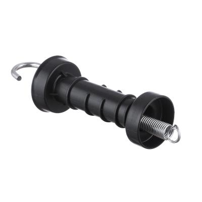 Cor elétrica de Gate Handle Black da cerca com punho plástico e o gancho galvanizado