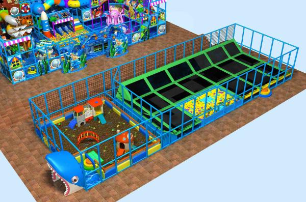 small indoor home playground trampoline and slide indoor playground for 1 year old