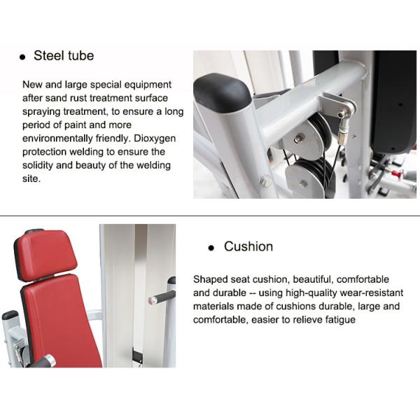 Heavy Duty Matrix Commercial Fitness Equipment Steel Frame Fly / Chest Press Machine