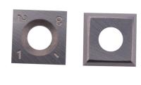 10PCS 14*14*2-30° Insertos de carburo substituíveis Ferramentas de torneamento de madeira