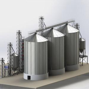 Escaninho de aço da grão da isolação térmica no estábulo seguro do armazenamento