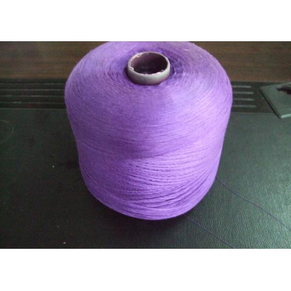 20s/3 Dyeing 100% Polyester Spun Thread , Purple Pink Black