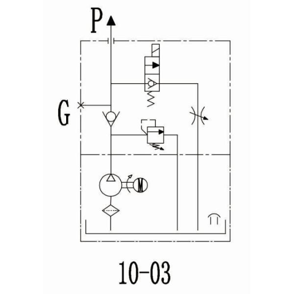 El tanque plástico o de acero del paquete de energía hydráulica del remolque de la descarga, DC 12V 2000W