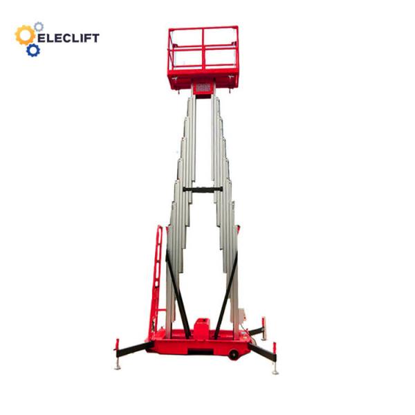 8m/Min Aluminium Lift Platform Manual Single Man Lift 1.5kw