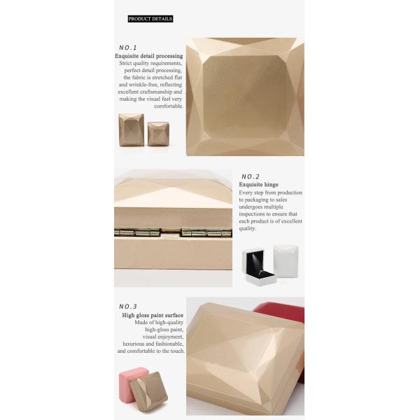 Customized Spray Paint Box Gift Packaging LED Light Jewelry Box