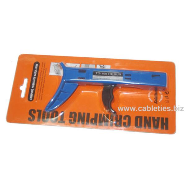 DEMOELE TG-100 Nylon Cable Ties Fastening Gun For width 2.4-4.8mm Cable And Wire Tool