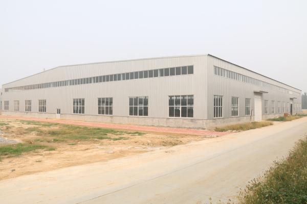 Hot Dip Galvanized / Painted Surface Single Storey Prefab Metal Frame Warehouse Hangar Buildings For Fast Installation