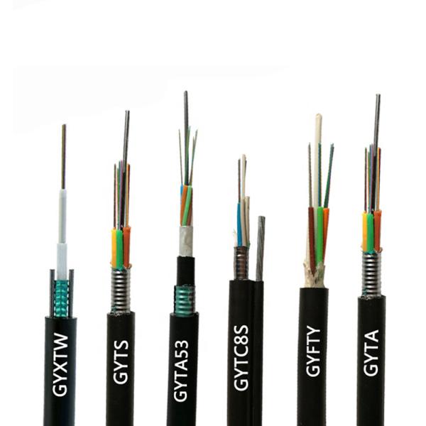 48 Core Fiber Optic Cable Outdoor Loose Tube Stranded Armoured GYTA53