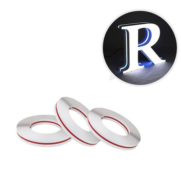4mm Outdoor Signage Sign Bottom Side Pass Light Trim Cap 4.3kg/roll