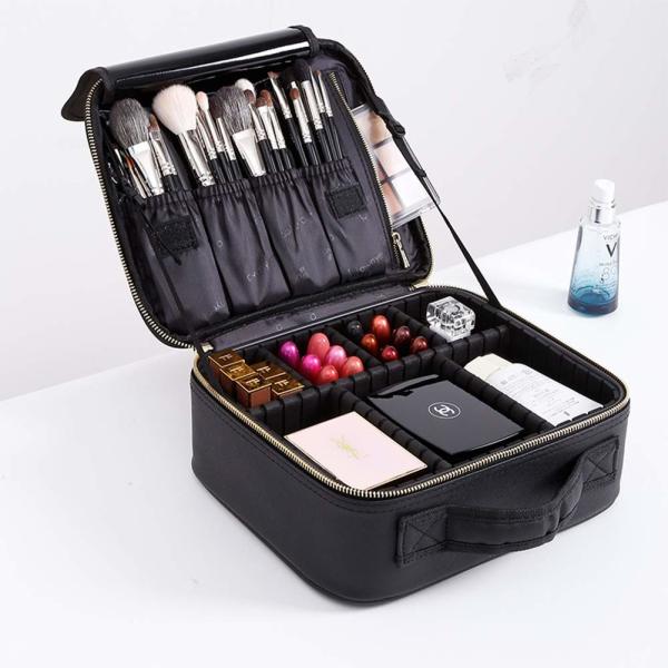 Women H4 inches Professional Makeup Bag Organizer with EVA Divider