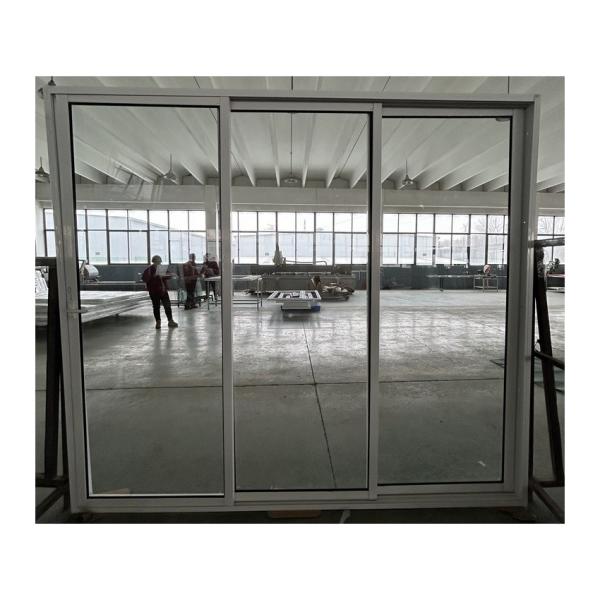 Modern Hurricane Proof Aluminum Sliding Doors Impack Glazed Sliding Door Customizable