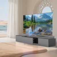 Meuble TV coulissant laser motorisé pour téléviseur intelligent 100 pouces, 120 pouces, 130 pouces