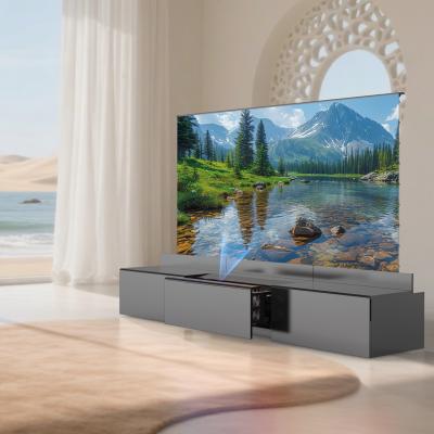 Motorised Laser Sliding TV Cabinet 100 Inch 120 Inch 130 Inch Smart TV Cabinet