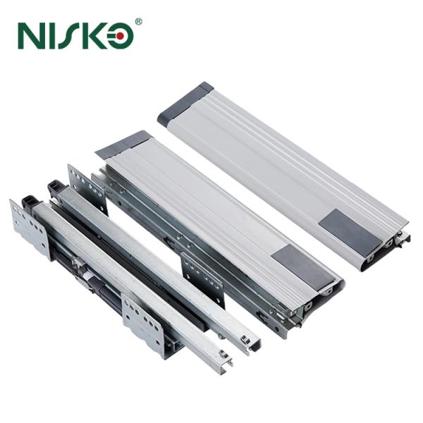 Soft Closing Slim Drawer Sliding Baskets Sliding Kitchen Cabinet Storage Solution