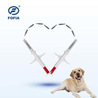 1.25*8mm Micro-puce d'identification animale 134,2 KHz portée de lecture 3-10 Cm Pour les chiens Tracez les animaux de compagnie Tracez les chiens