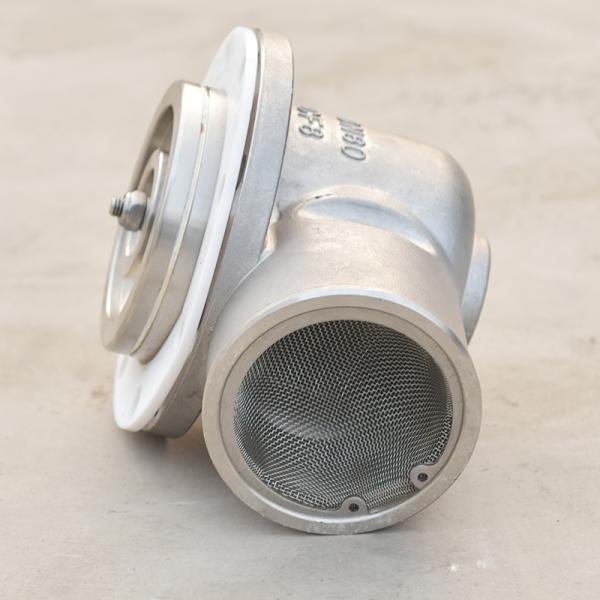 Válvula de recuperación de aceite y gas de acero inoxidable de pie para cisterna con diseño y pie, presión nominal 0.4Mpa