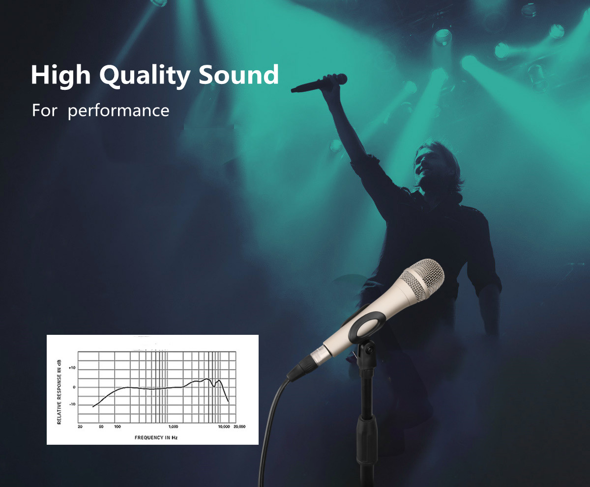 Микрофон металла настольный для Podcasting игры 20Hz - 20KHz противоударного