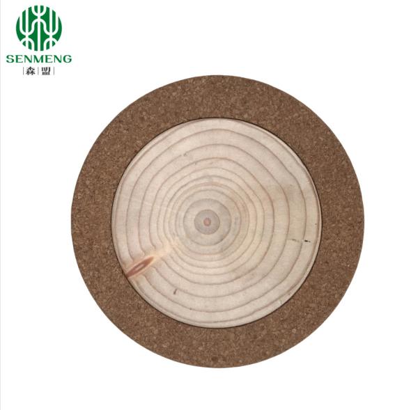 Natural Custom Wholesale Hot Insulation Eco-Friendly Cork Trivets