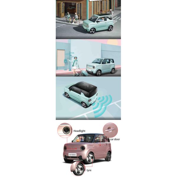 Взрослый электрический электромобиль Малый автомобиль Geely Panda Использованный компактный автомобиль Быстрая зарядка