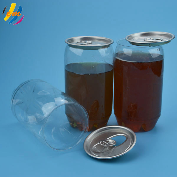 Transparent 350ml 57mm Diameter Beverage Plastic Bottle
