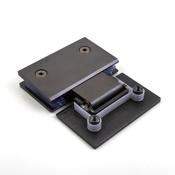 Чистый никелевый отделка черный матовый душевой ванной дверной занавес для стеклянных дверей