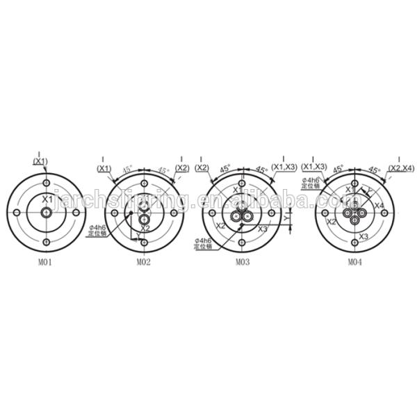 Round Head Hybrid Slip Rings With Multiple Passages Flange Connection