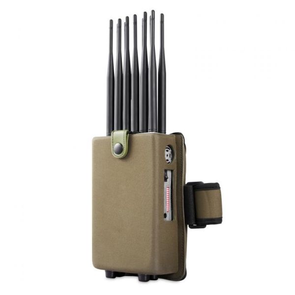12 Antennas Multifunctional Mobile Phone Signal Jammer Blocking 2G 3G 4G 5G GPS L1 WIFI Lojack Signals