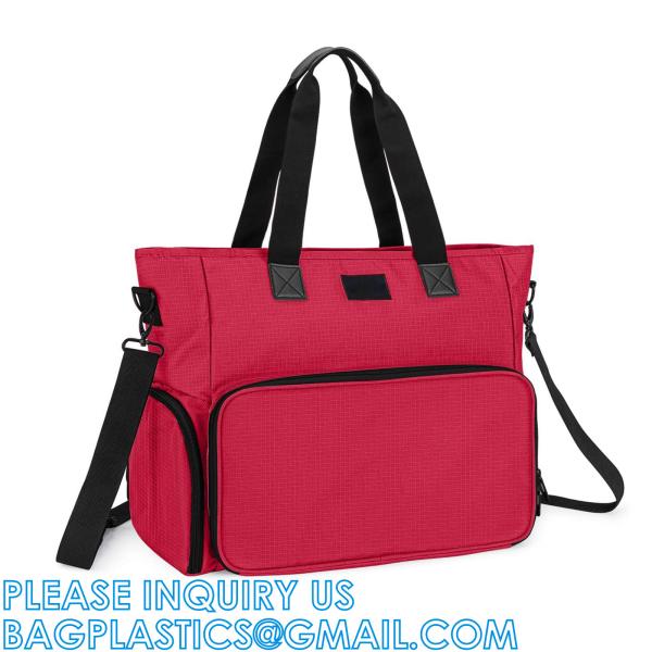 Medical Bag, Medical Equipment Bag, Adjustable Divider, Nonslip Bottom, Removable Shoulder Strap, Water-Resist