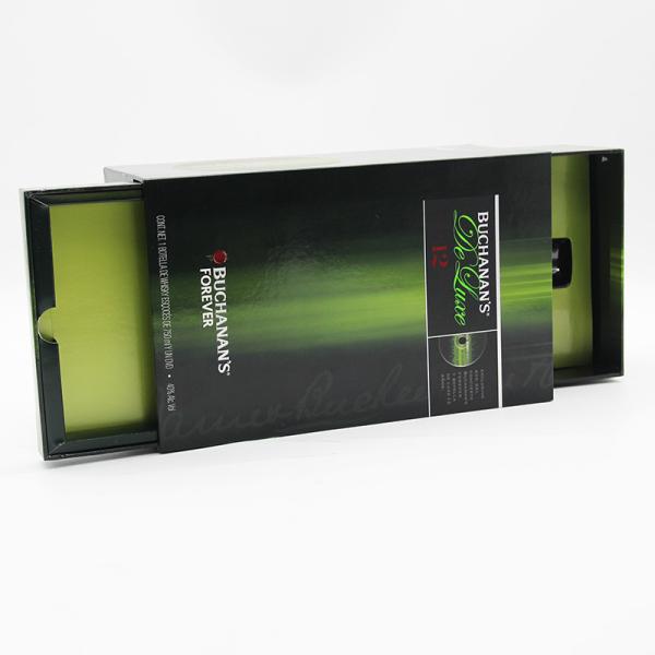 Recycled Kraft Paper Luxury Cardboard Box For Juice Beer Tequila