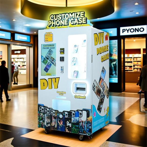 Máquina expendedora de impresión de carcasas para teléfonos CYJ-D04 20 carcasas/hora 450W
